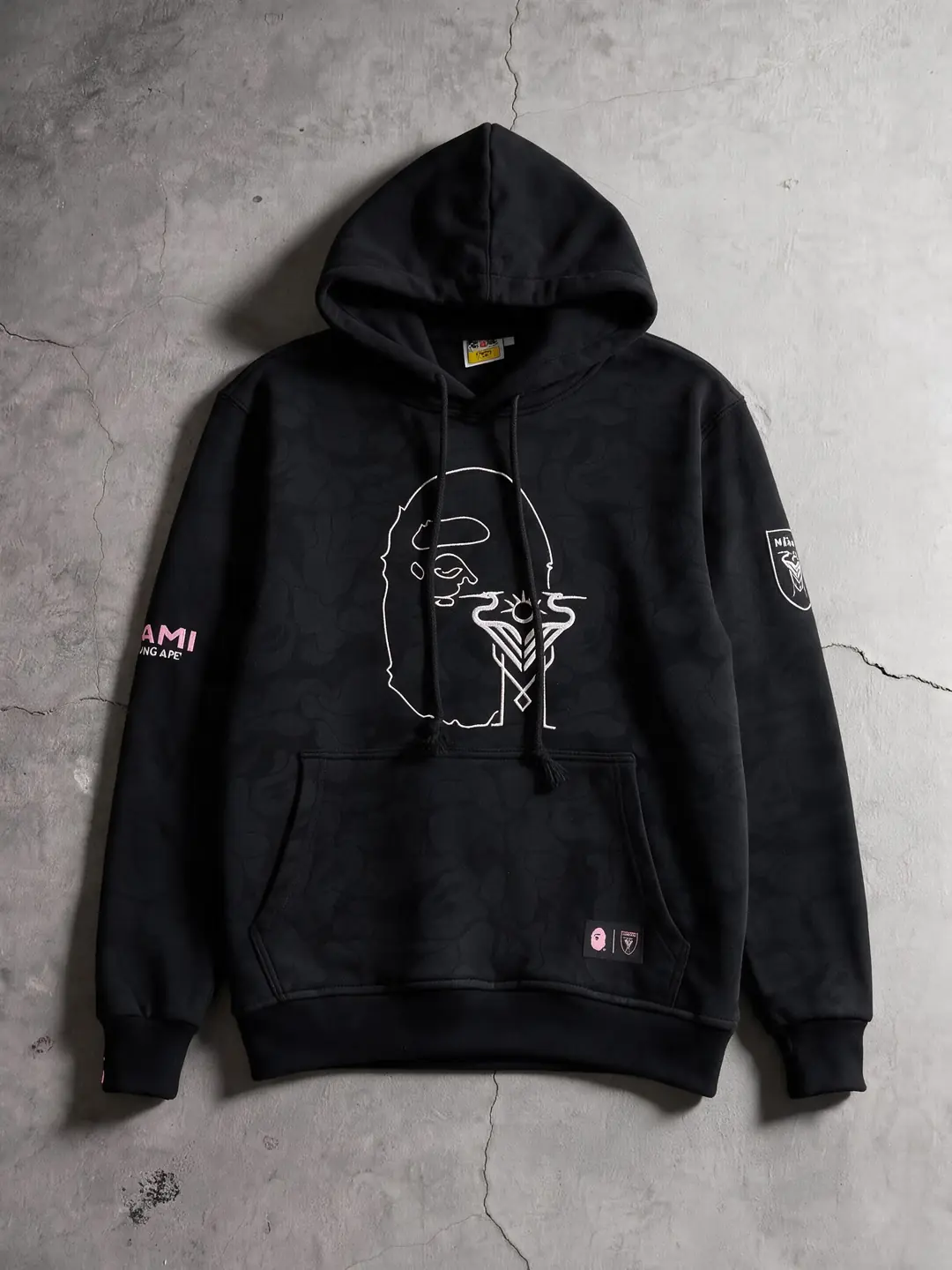 Bape X Maimi Kapşonlu Hoodie (Beden: XL)